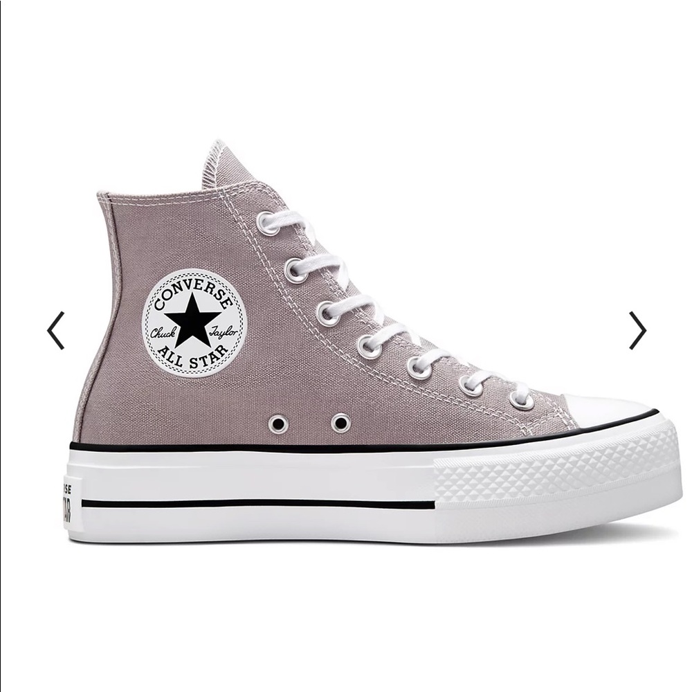 Converse Chuck Taylor Lift Platform Grey Sneakers